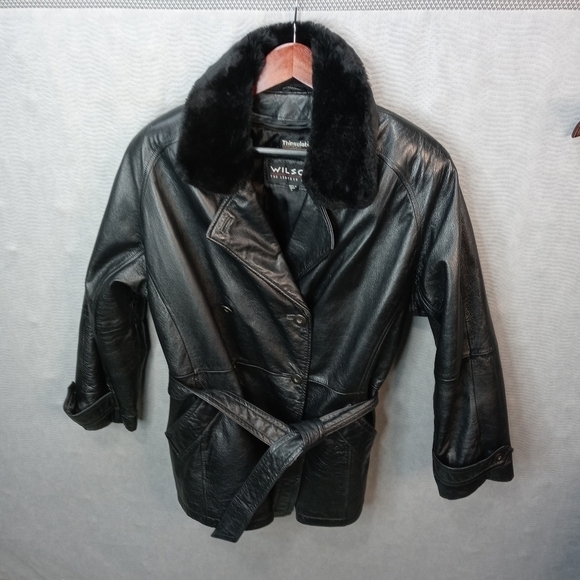 Wilsons Women's Leather double breasted, belted Ja - Picture 1 of 9